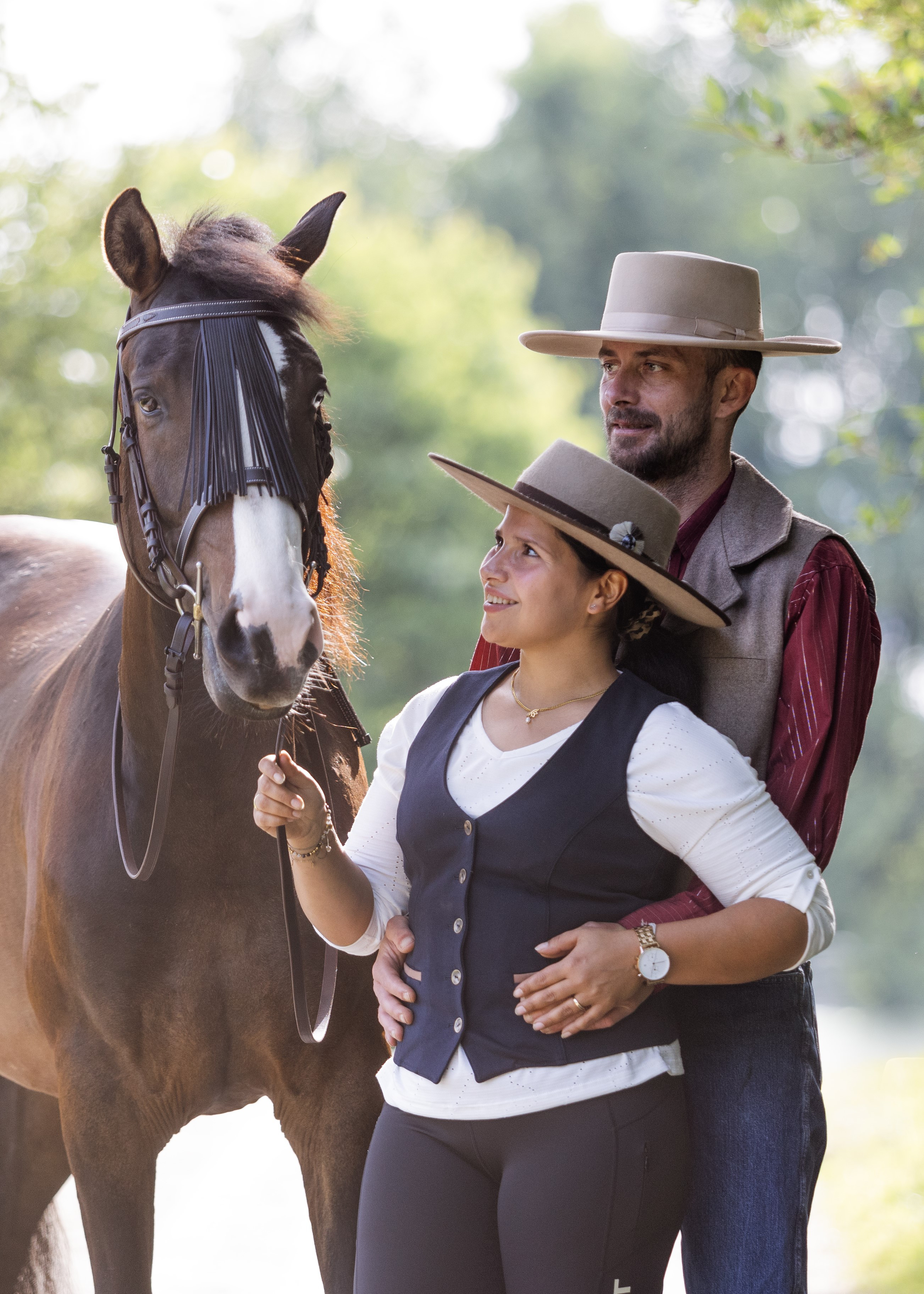 zwei Sättel, eine Leidenschaft - es darf auch leicht sein